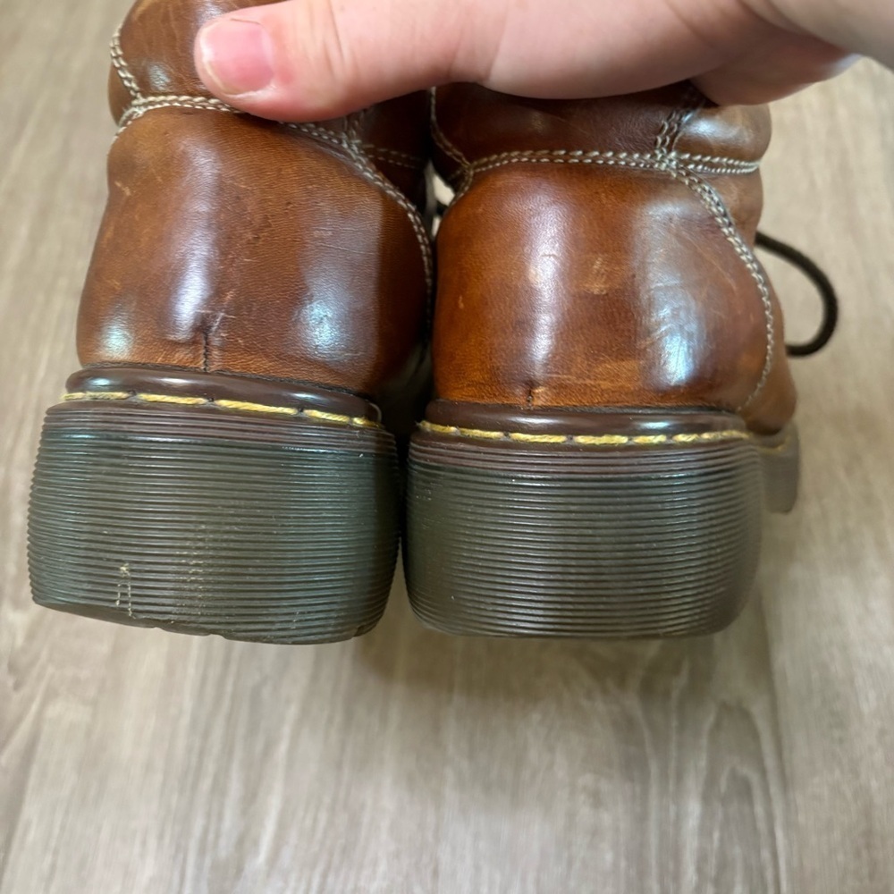 Dr. Martens 8542 Made in England Brown Leather Oxford Shoes Men’s Size 7 Wmns 9 - Picture 9 of 11